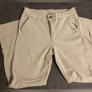 AE highrise skinny khaki pants